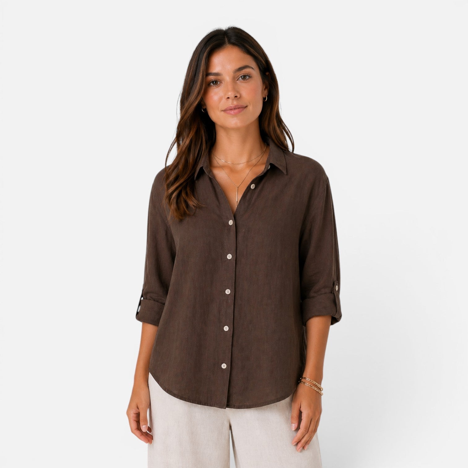 Maison Straver | Women’s Shirt Relaxed Fit Breathable Lightweight Summer Top