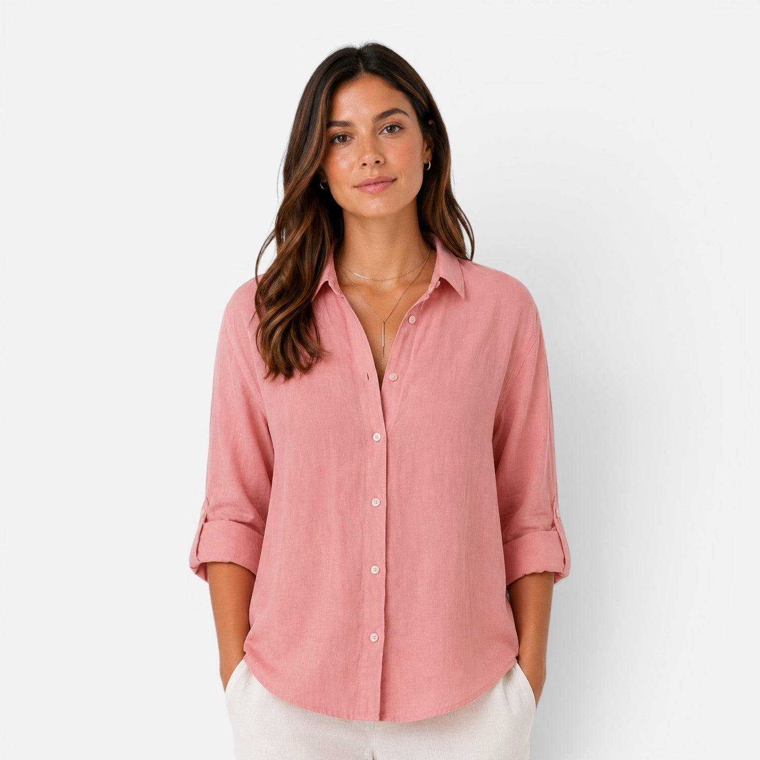 Maison Straver | Women’s Shirt Relaxed Fit Breathable Lightweight Summer Top