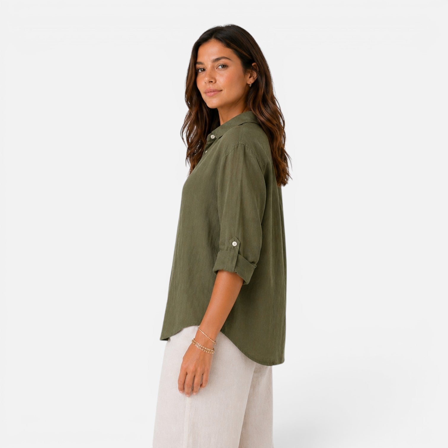 Maison Straver | Women’s Shirt Relaxed Fit Breathable Lightweight Summer Top
