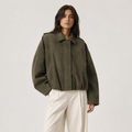 Women's Relaxed Fit Suede Jacket Timeless Refined Outerwear