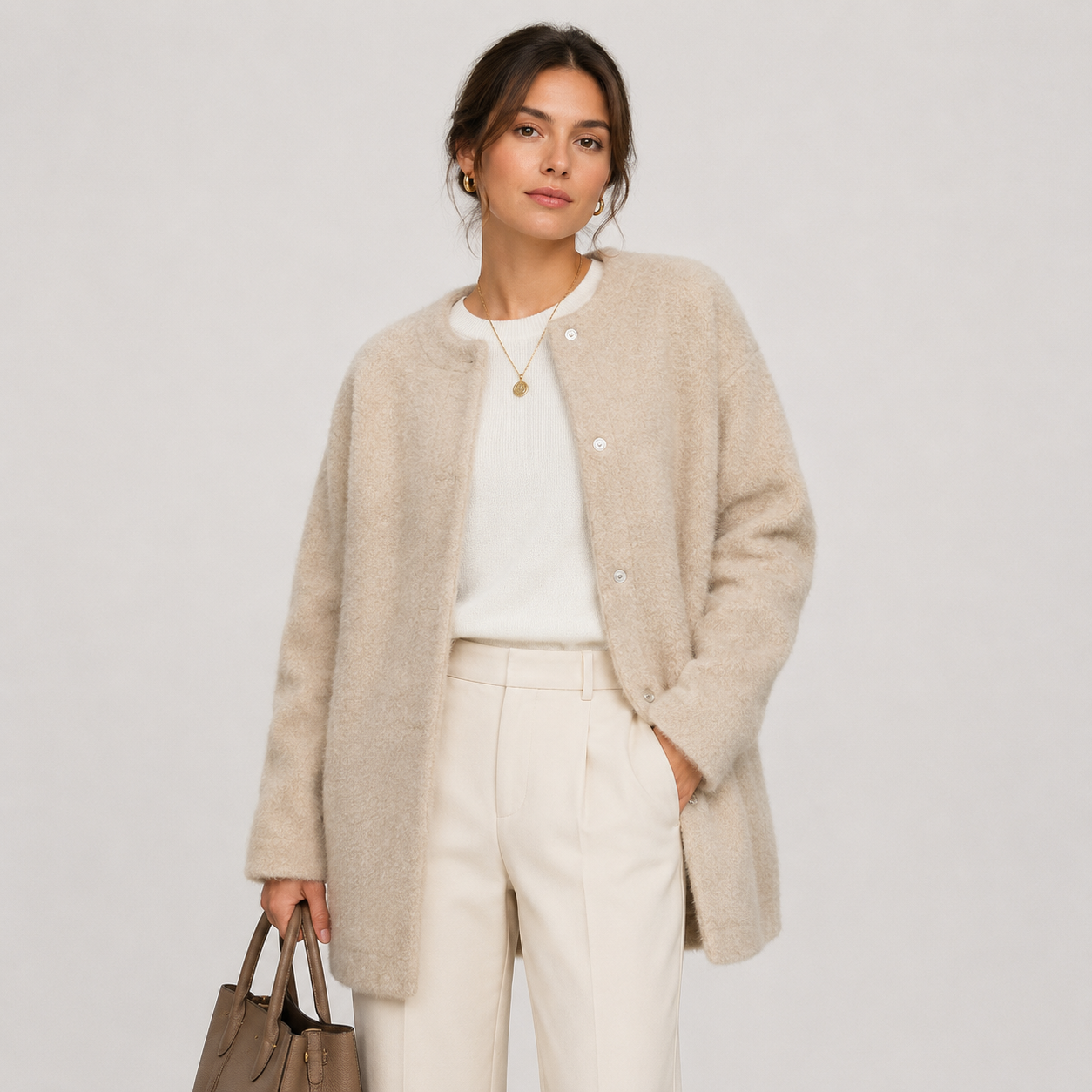 Women's Classic Knit Cardigan Refined Warm Heritage Style