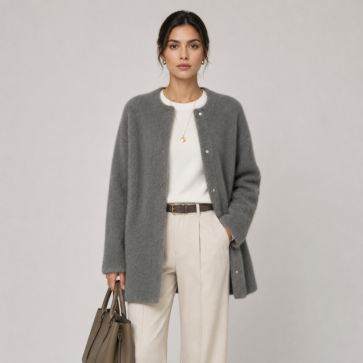 Women's Classic Knit Cardigan Refined Warm Heritage Style
