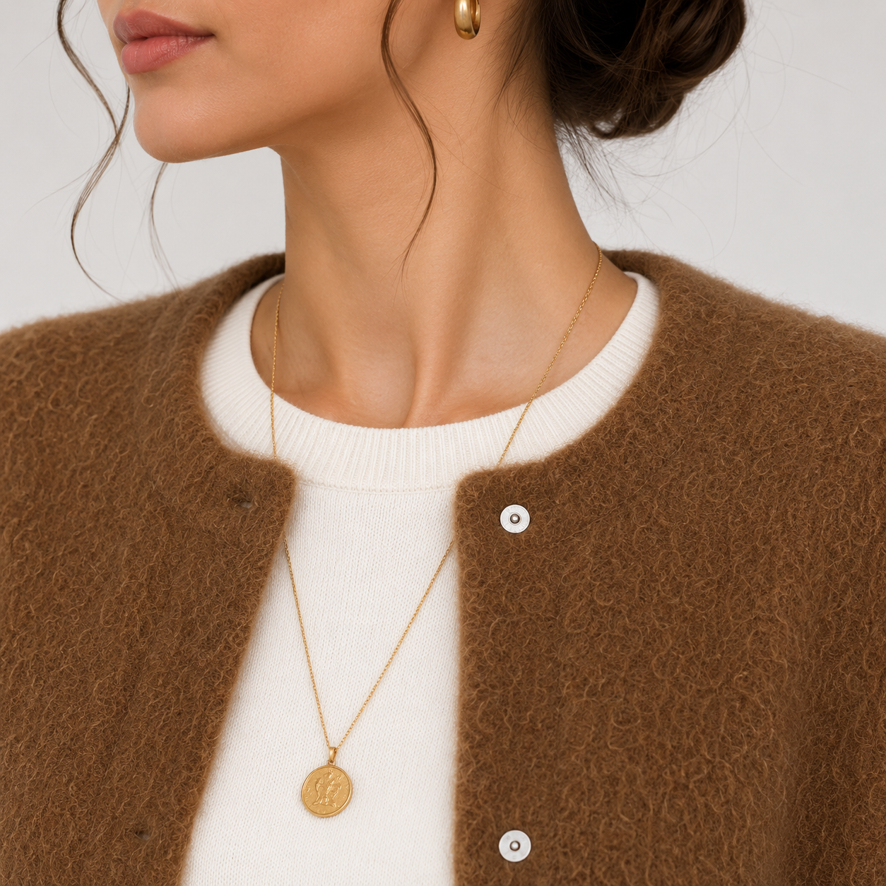 Women's Classic Knit Cardigan Refined Warm Heritage Style