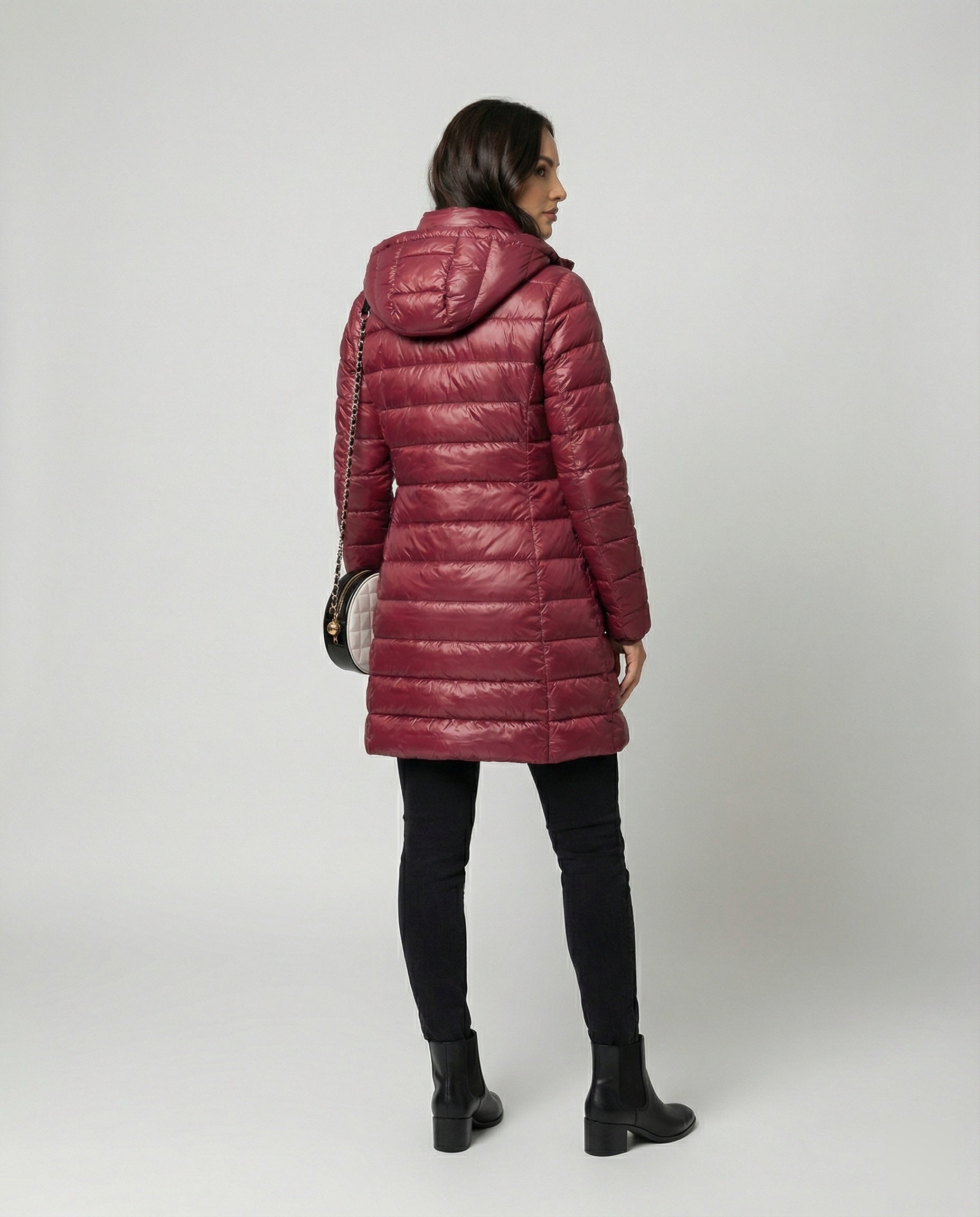Women's Packable Puffer Jacket – Ultralight Hooded Transitional Jacket
