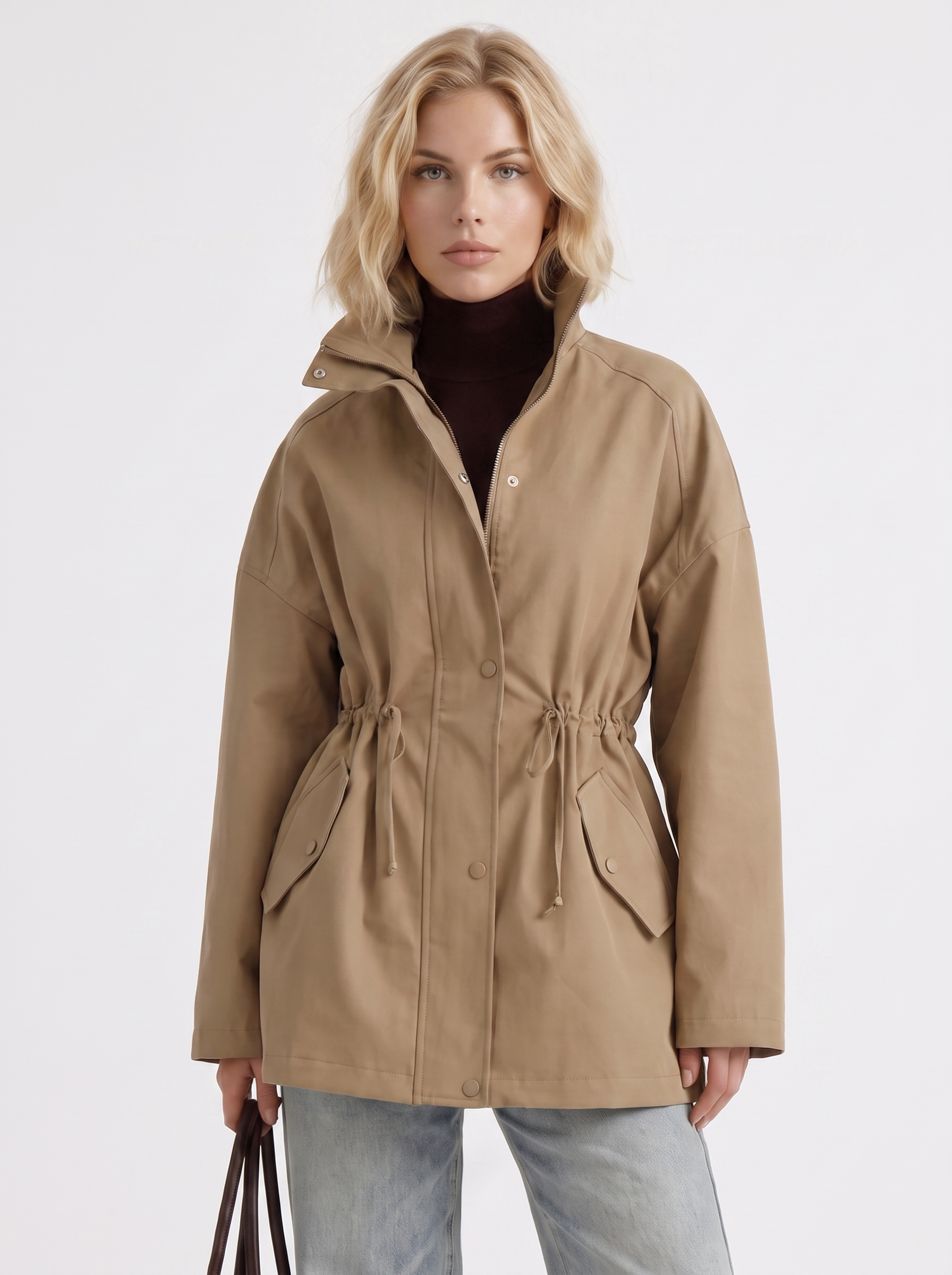 Indira Utility Jacket - Khaki