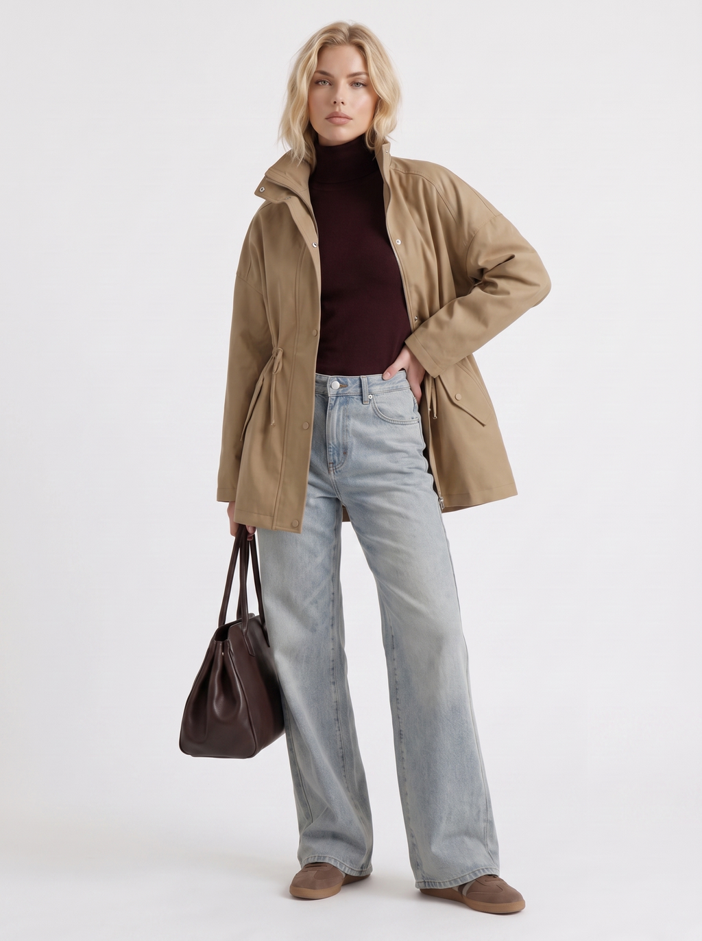 Indira Utility Jacket - Khaki
