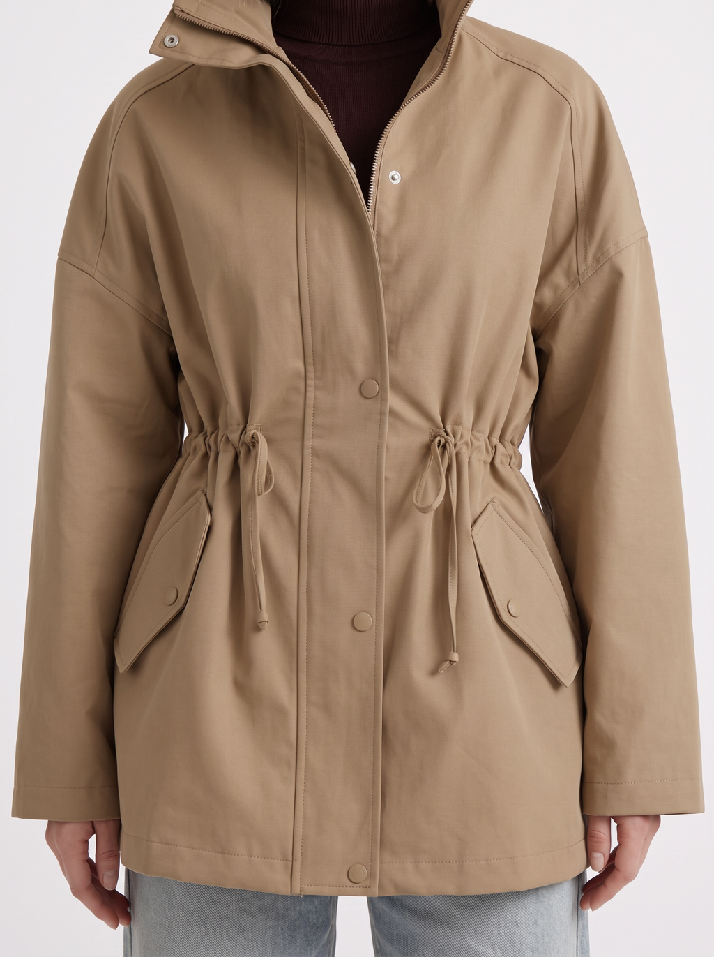 Indira Utility Jacket - Khaki