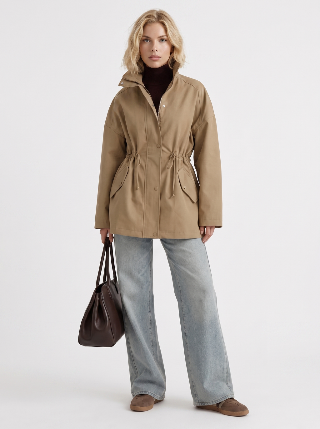Indira Utility Jacket - Khaki