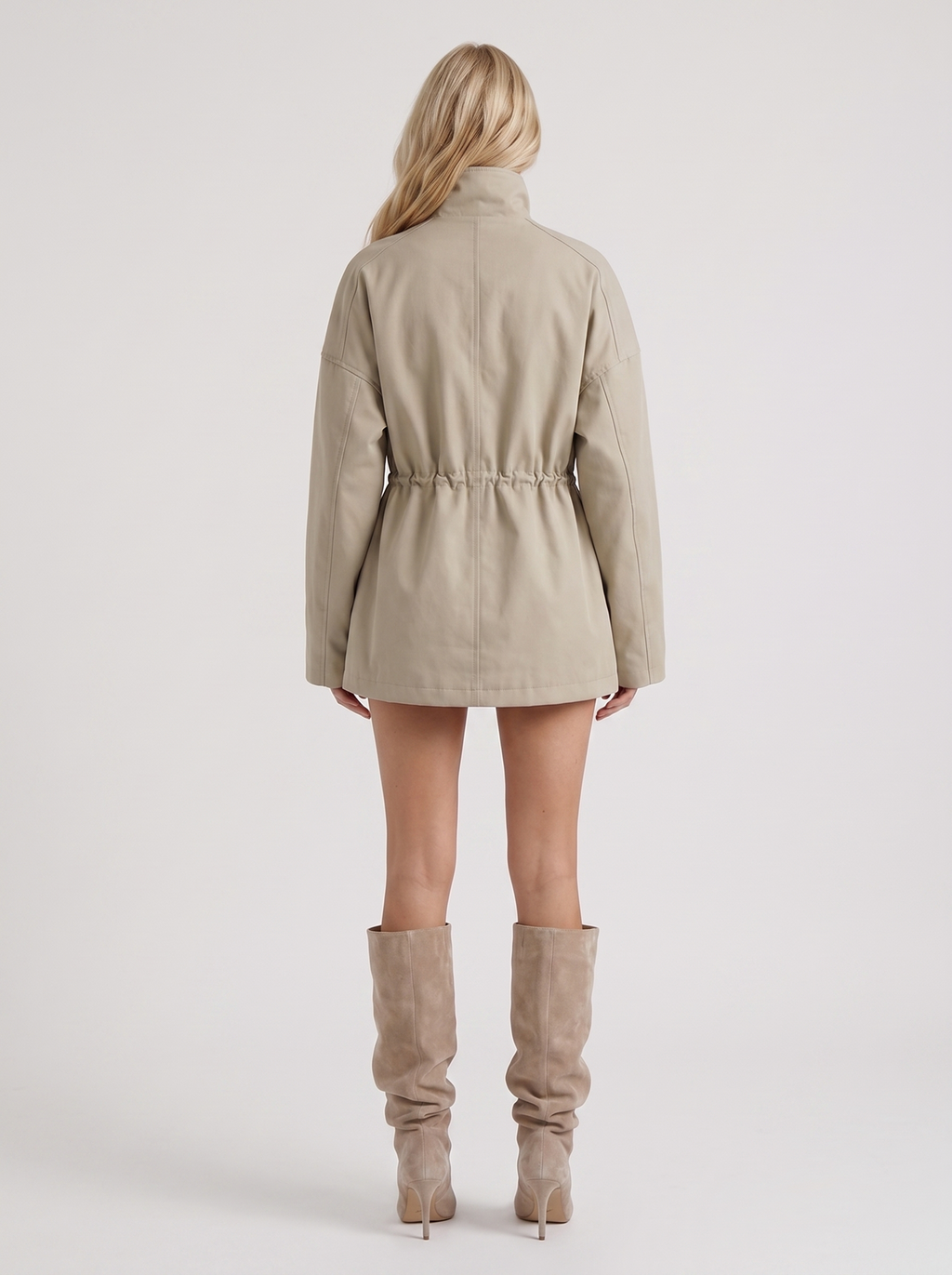 Indira Utility Jacket - Light Khaki