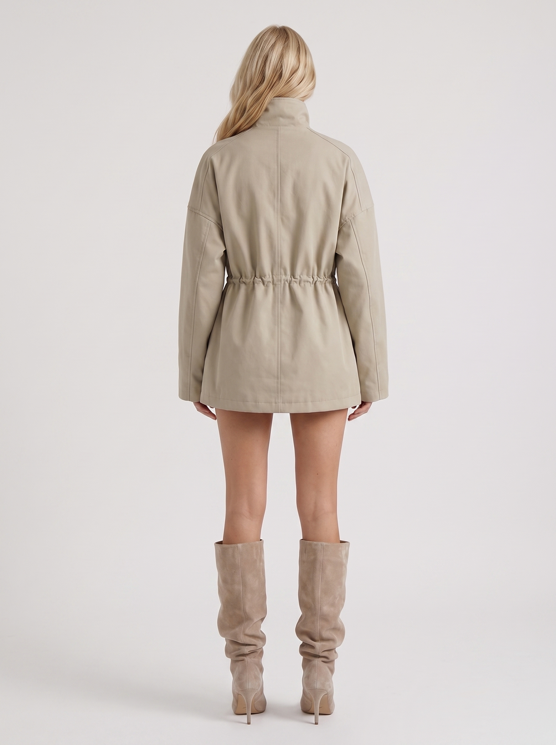 Indira Utility Jacket - Light Khaki