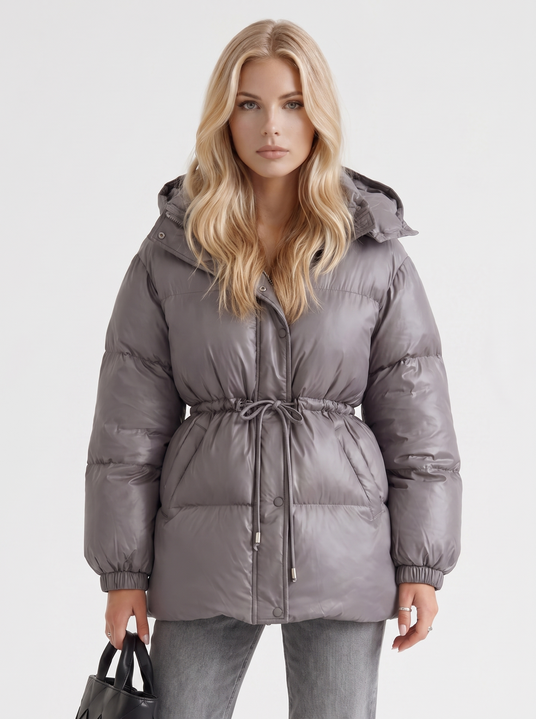 Lana Puffer Jacket - Dark Gray