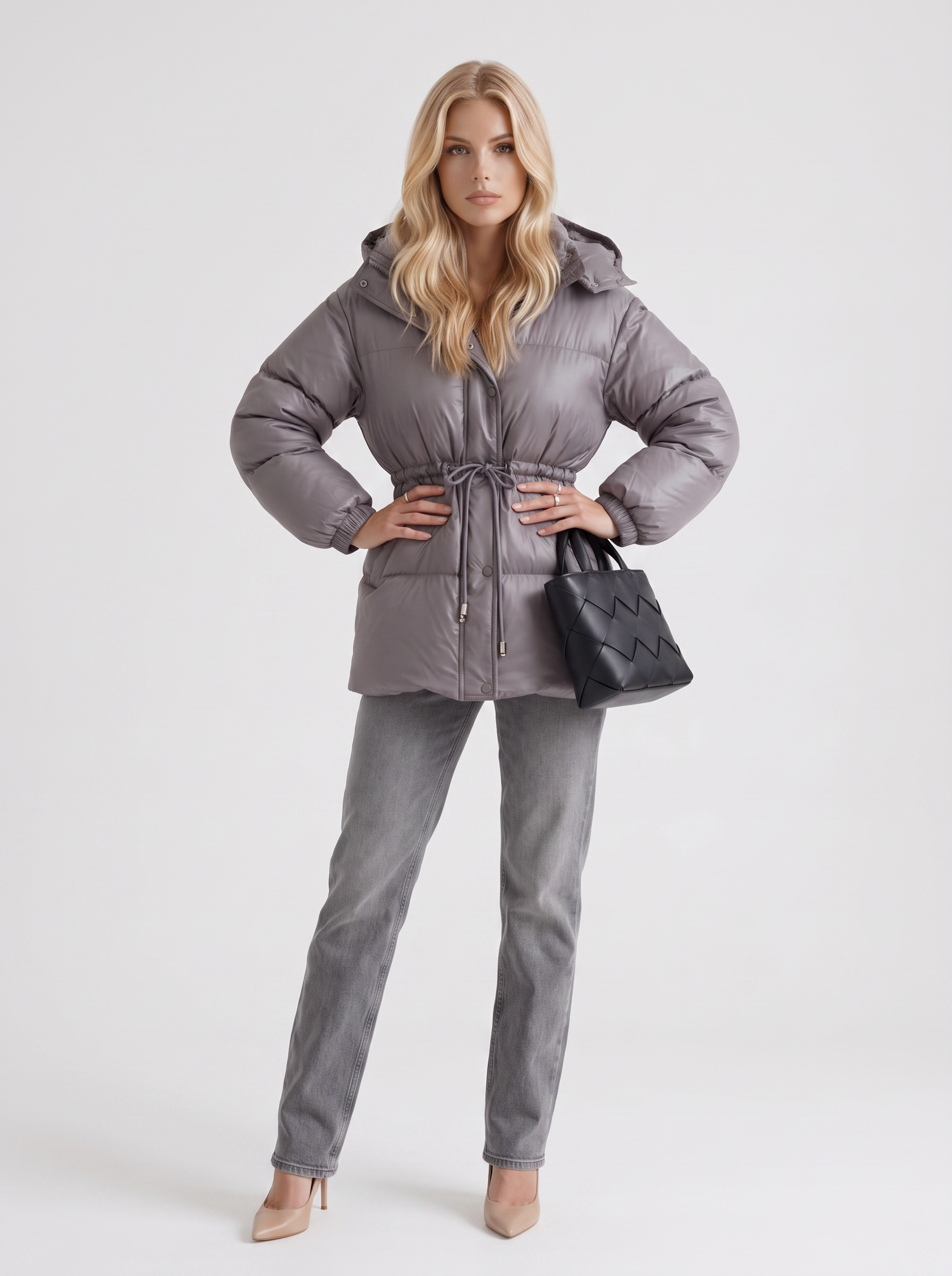 Lana Puffer Jacket - Dark Gray