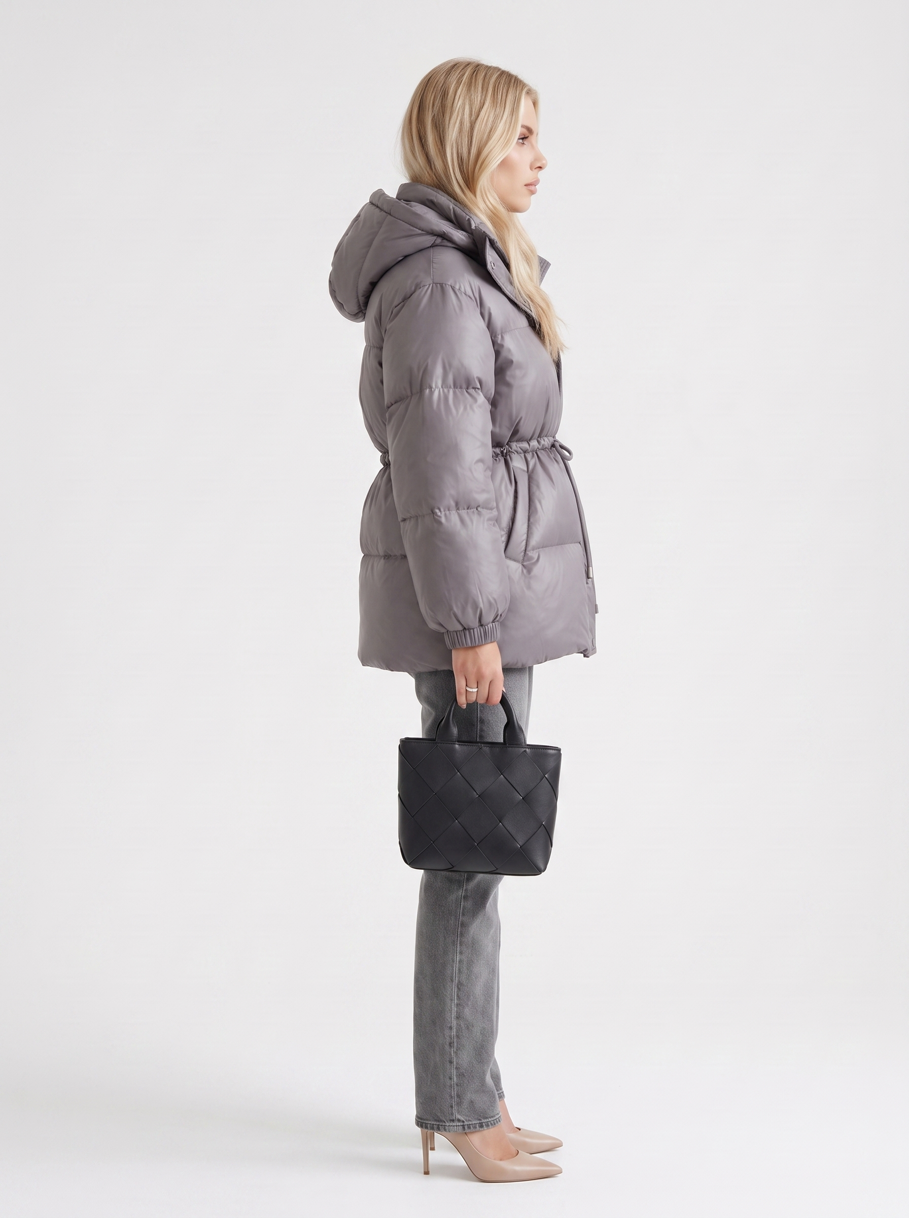 Lana Puffer Jacket - Dark Gray