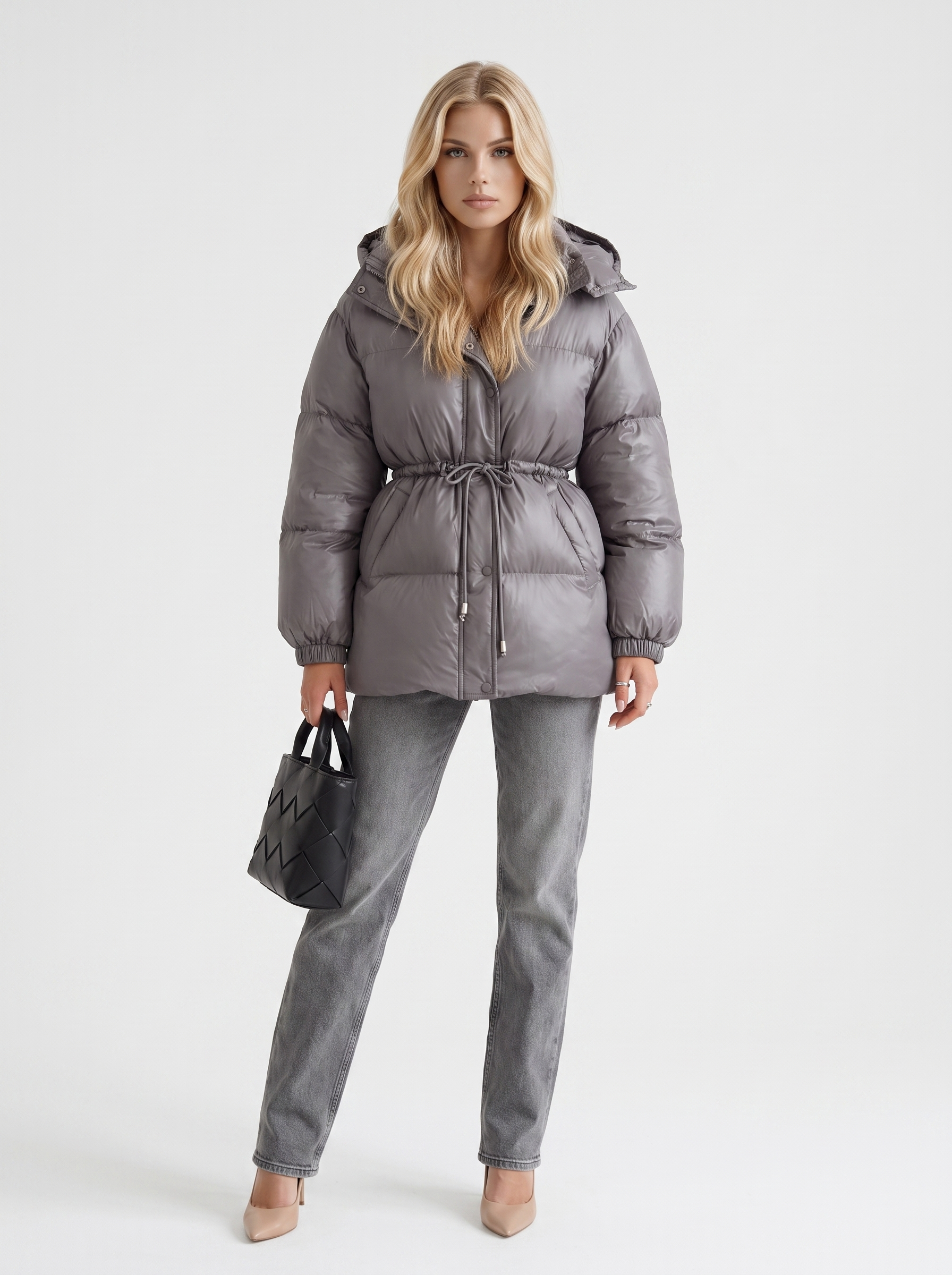 Lana Puffer Jacket - Dark Gray