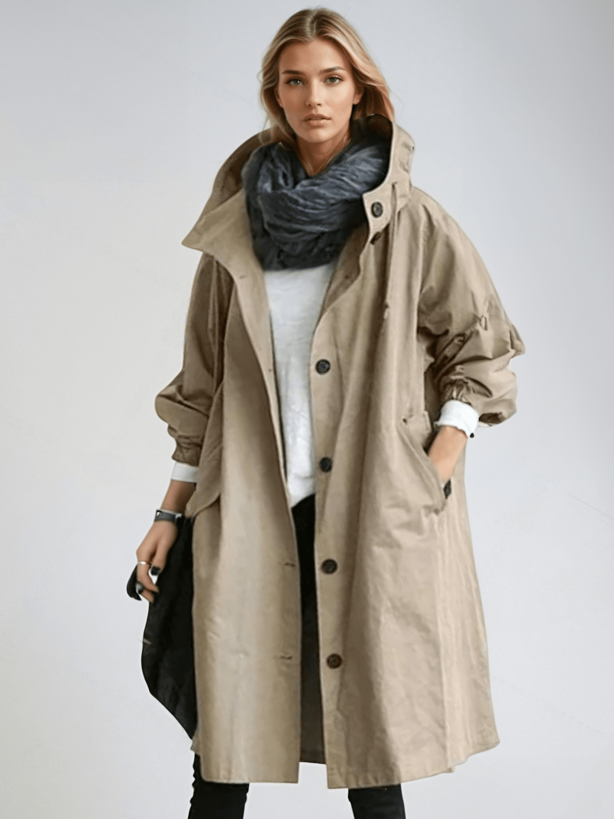 Women's Packable Rain Jacket – Hooded Waterproof Coat