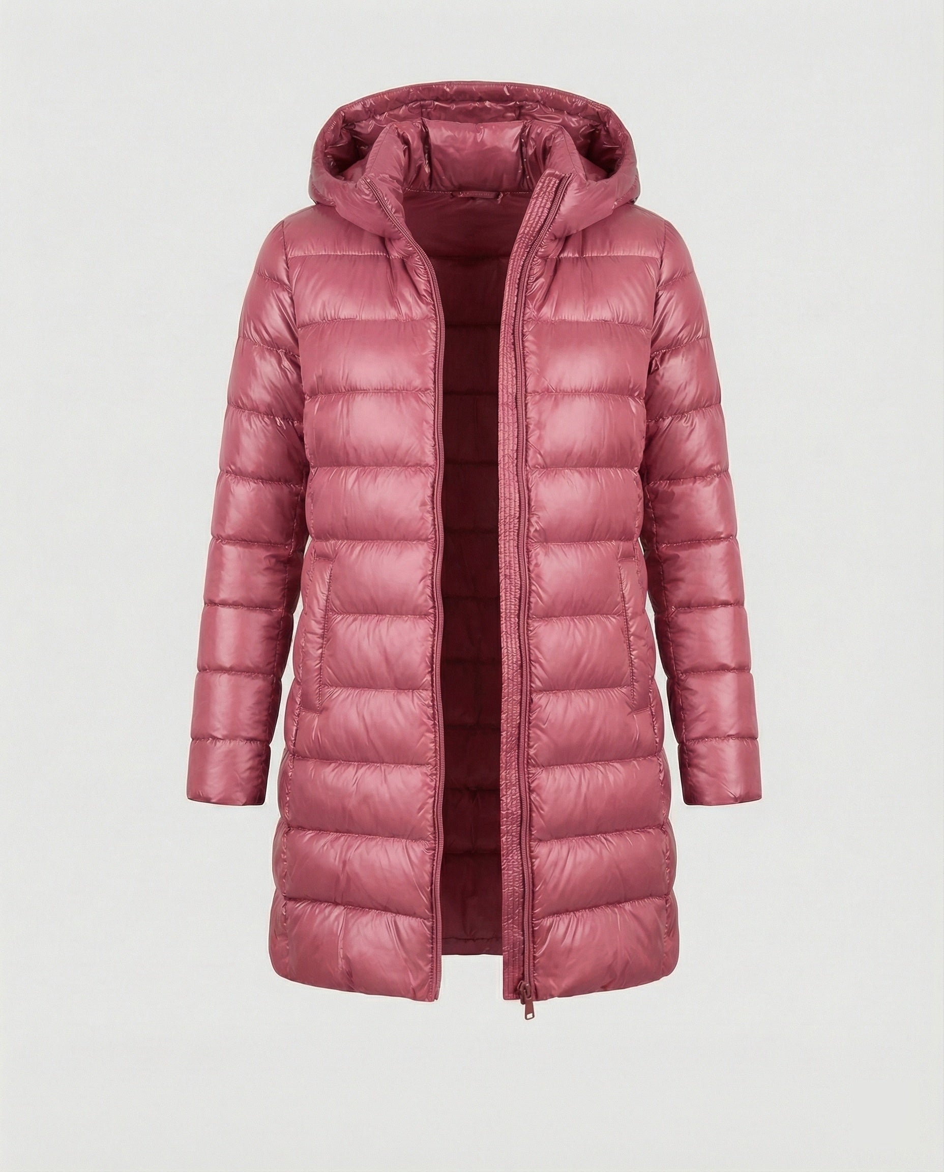 Women's Packable Puffer Jacket – Ultralight Hooded Transitional Jacket